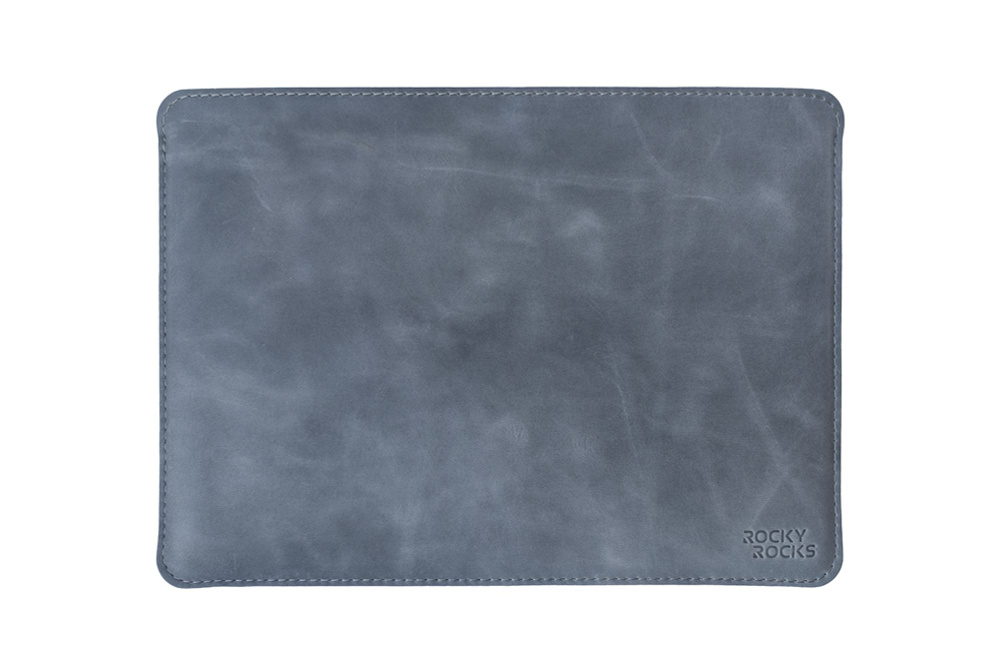 Кожаный Чехол для MacBook Air 15 (15.3) M2, M3 2023-2024 Rocky Rocks SIDER CH Серый Мрамор  #1