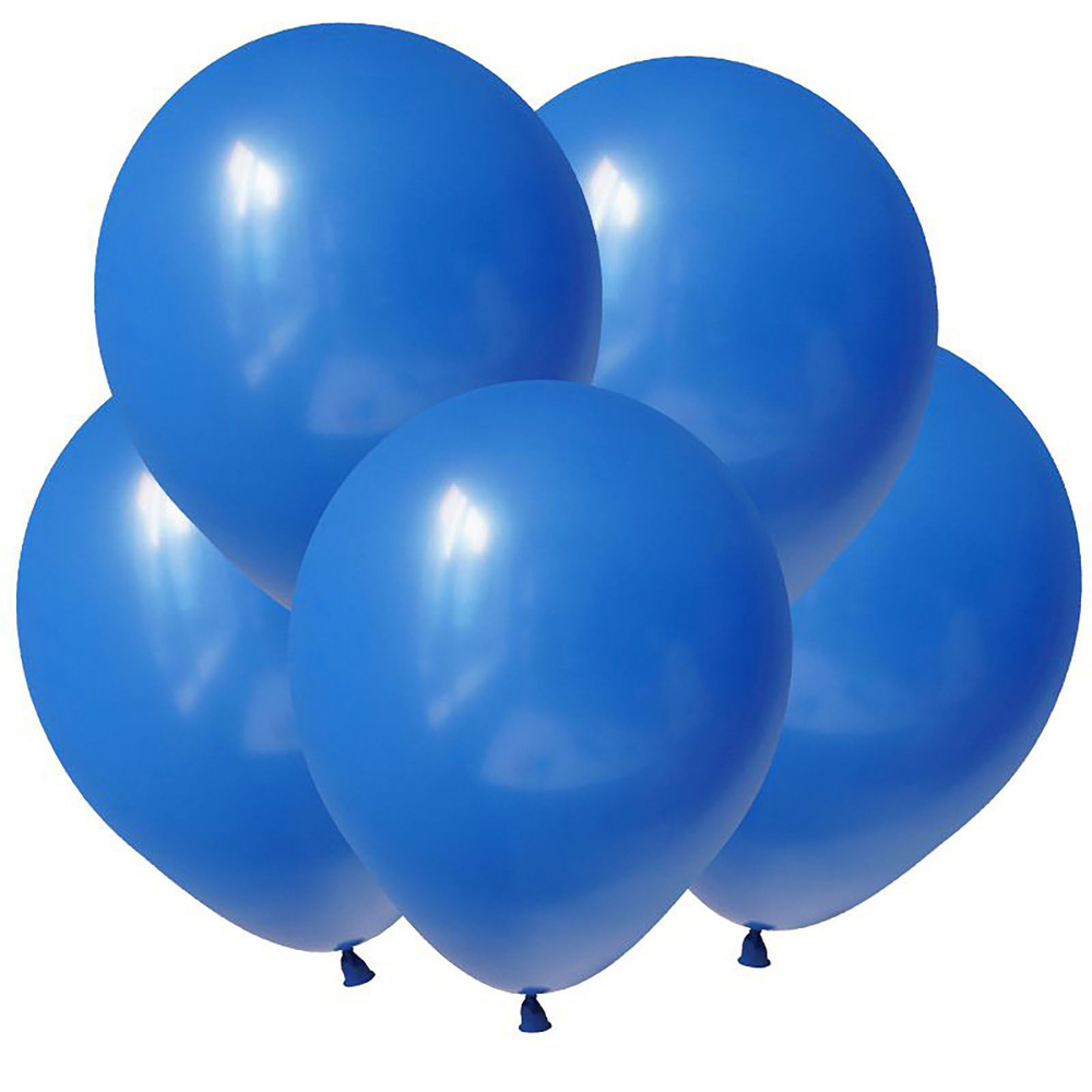 Воздушные шары 100 шт. / Синий, Пастель / 12,5 см #1