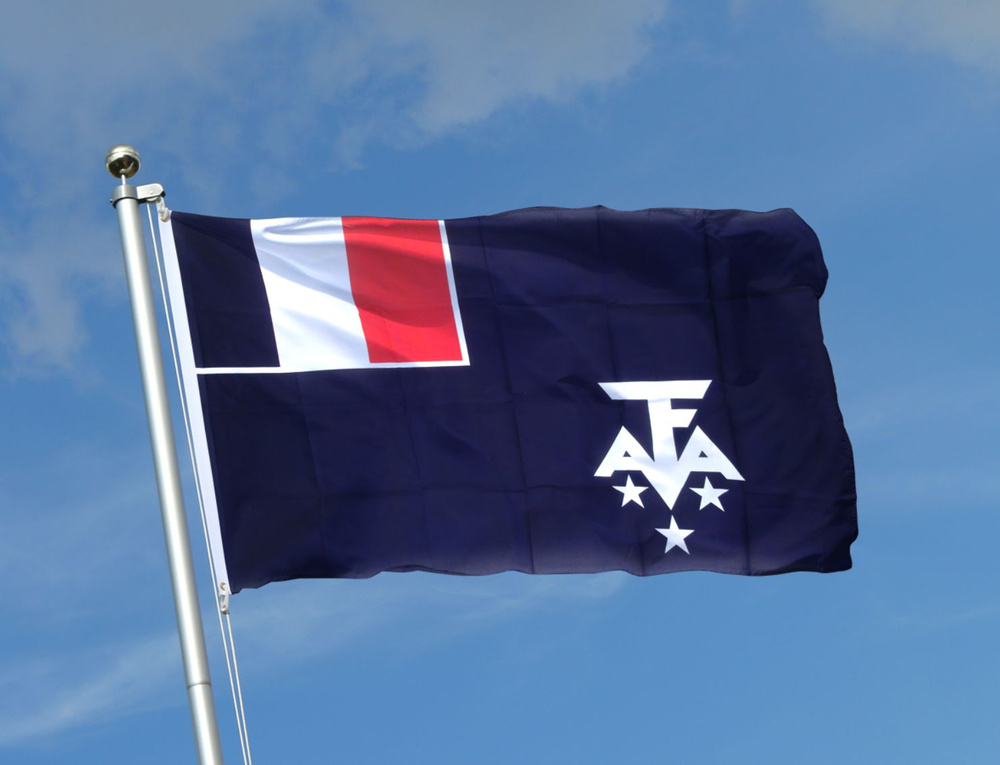 Флаг Французских Южных и Антарктических территорий 70х105 см  #1