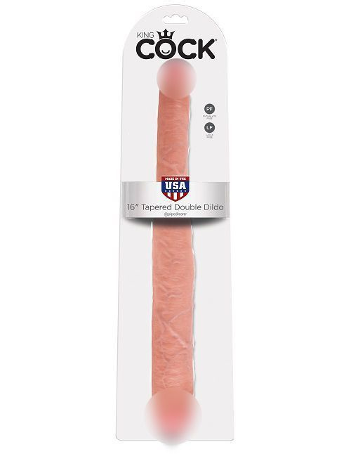 PipeDream King Cock 16 Tapered Double Двусторонний фаллоимитатор (40.6 см х 3.3 и 4.3 см)  #1