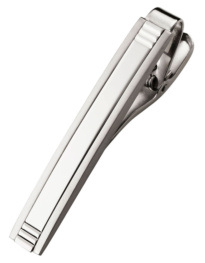 Зажим для галстука Colibri OF LONDON Prime Stainless Steel Silver, серебро. #1