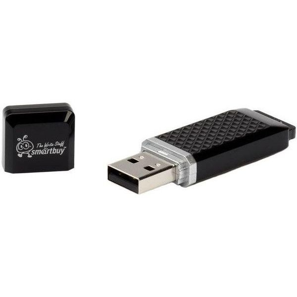 USB-флеш-накопитель Flash Card USB 2.0 16GB Smartbuy Quartz 16 ГБ, черный #1