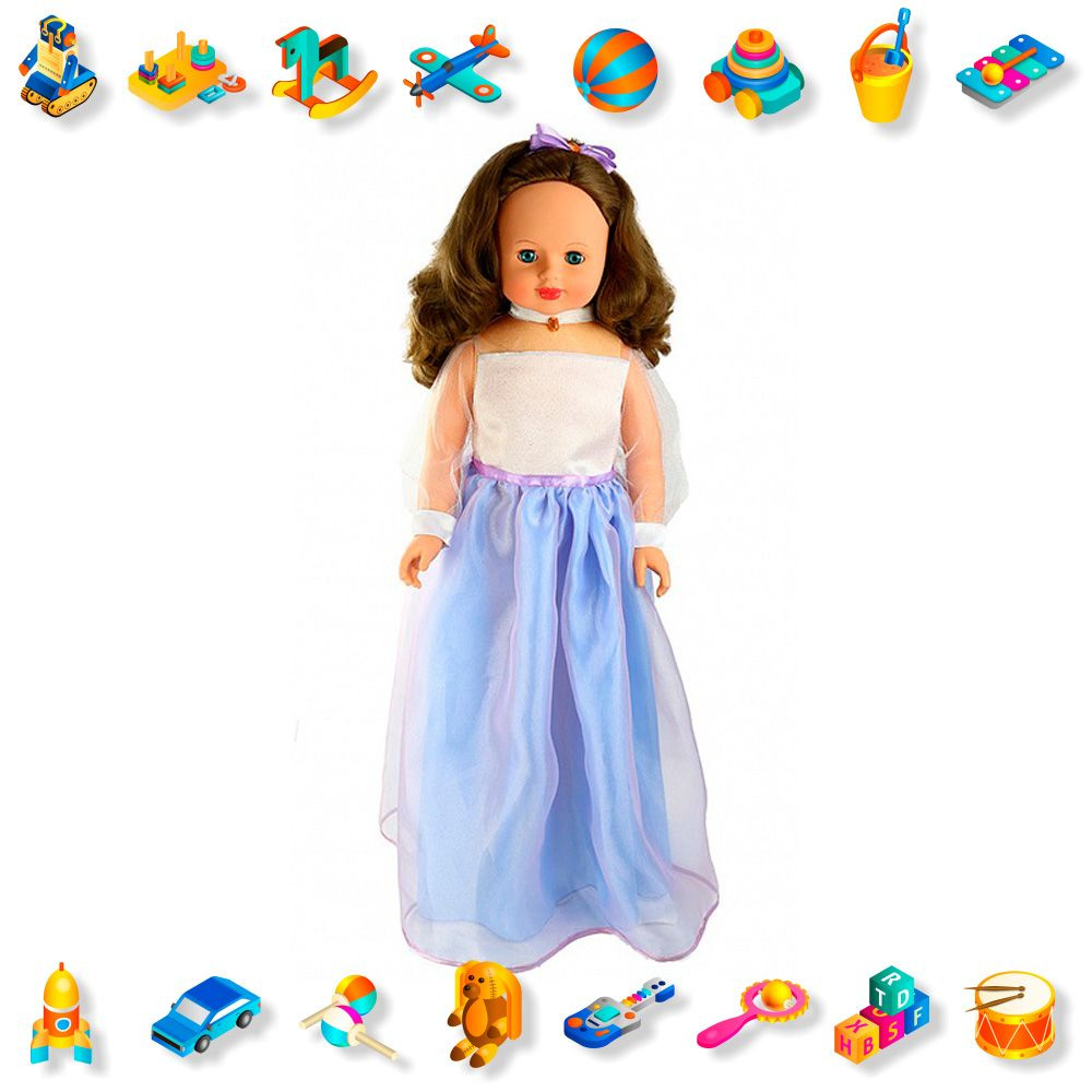 Снежана праздничная 3 Весна кукла 83 см пластмассовая #1
