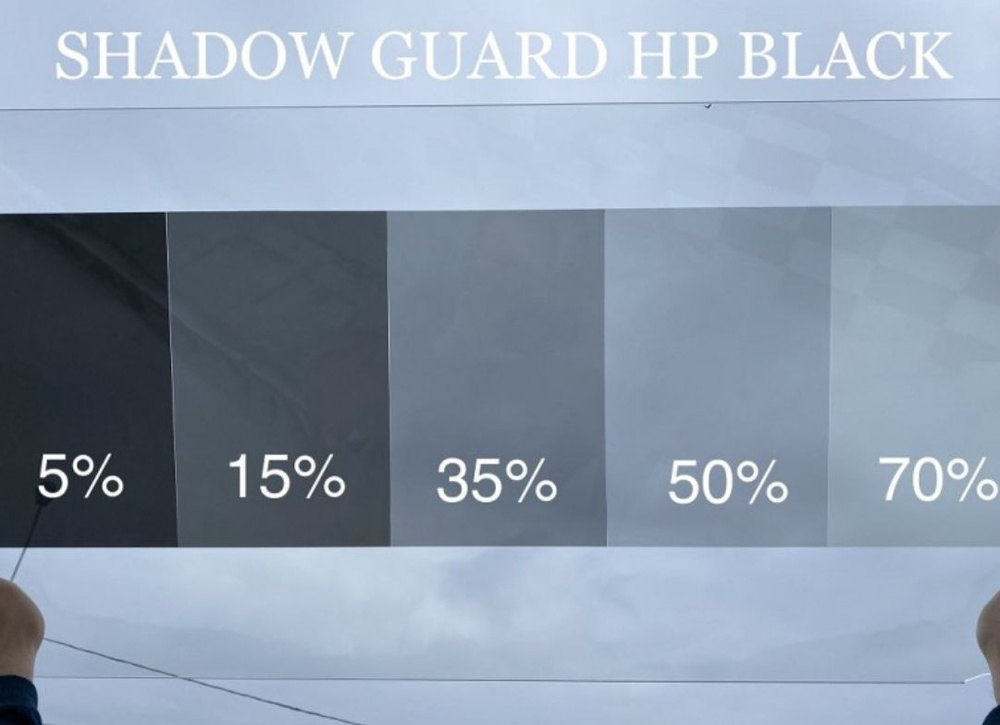 SHADOW GUARD Пленка тонировочная, 152х100 см, светопропускаемость 5%  #1