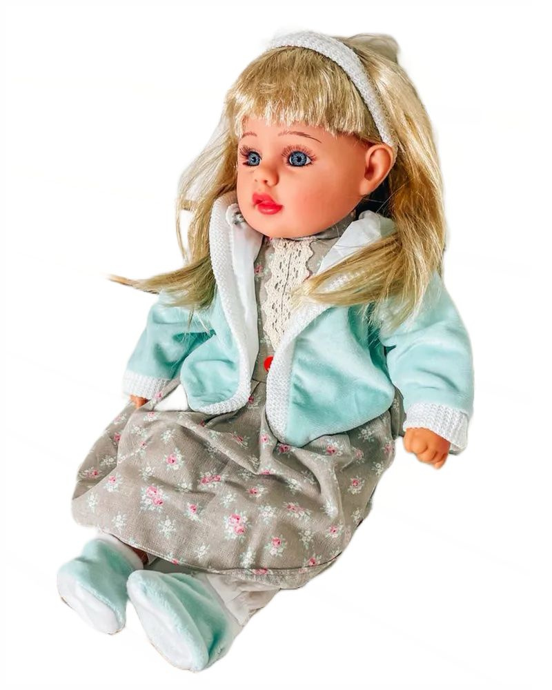 Игрушка Кукла в платье, 60 см / Детская, говорящая кукла с одеждой.  #1