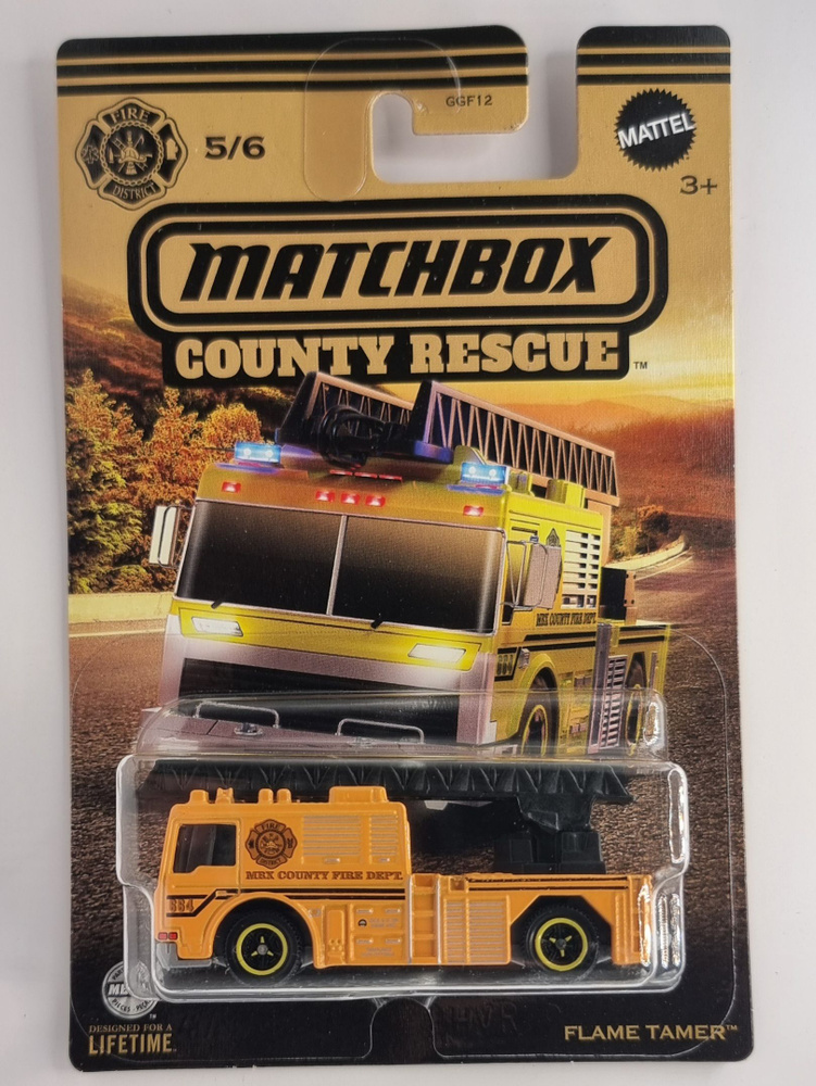 Машинка игрушечная/коллекционная FLAME TAMER в масштабе 1:64 MATCHBOX  #1