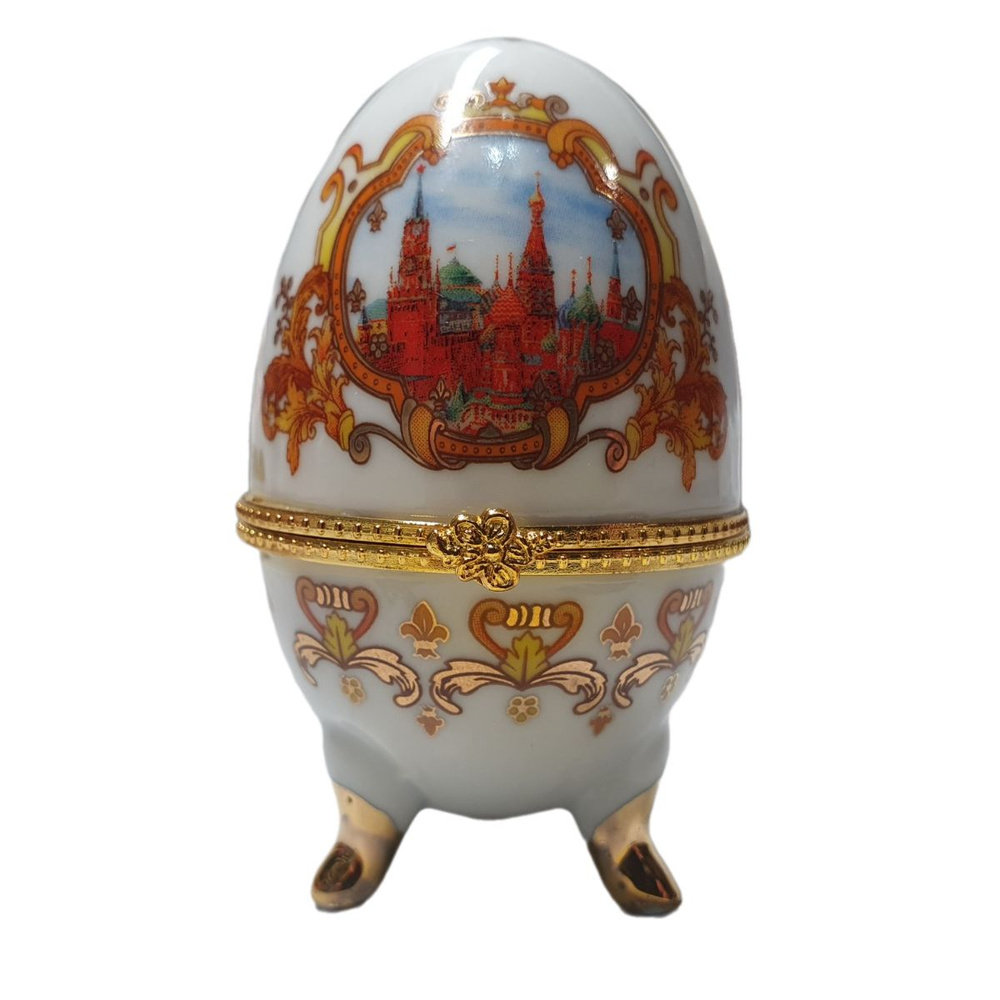 Яйцо-Шкатулка "Москва" (7,5 см) Элегантное Хранилище Ваших Сокровищ  #1