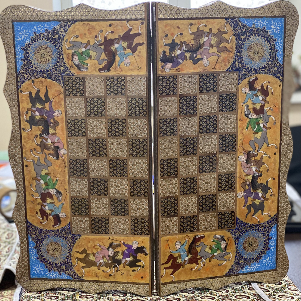 Шахматы-Нарды Хатам Иран Ручная Работа #1