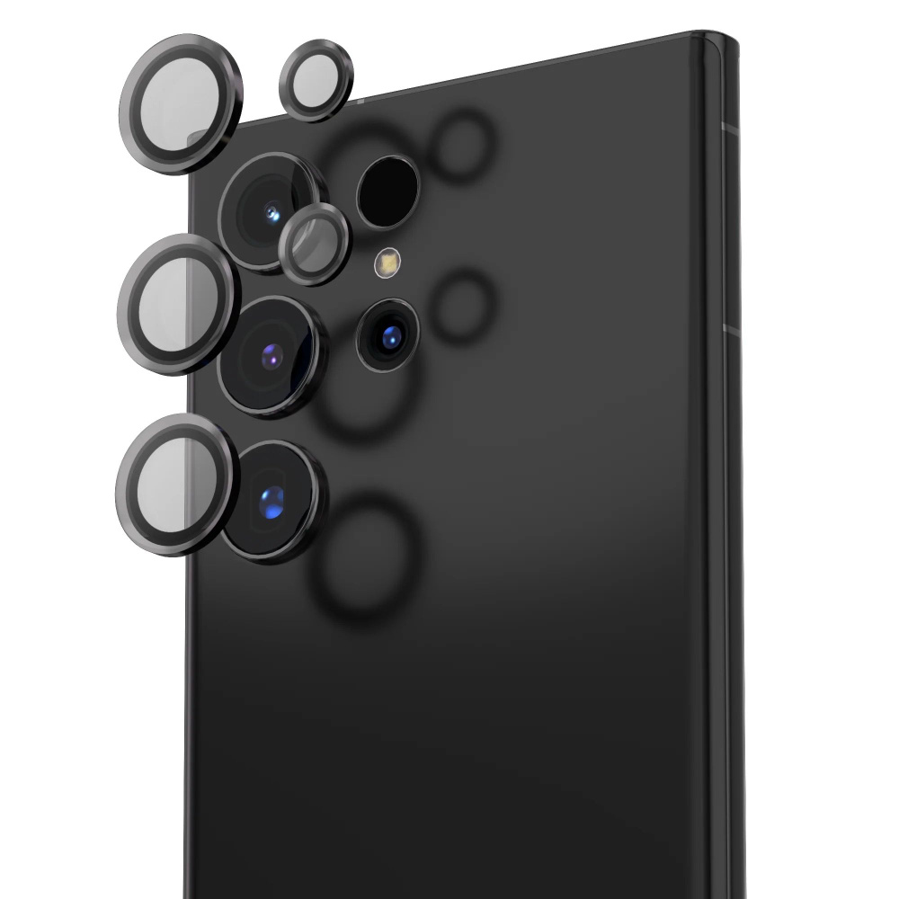 Защитные стекла на камеры для Samsung Galaxy S24 (комплект из 3 шт.) Чёрный  #1