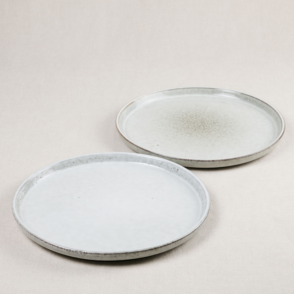 MIXOM Набор тарелок, 2 шт, Керамика, диаметр 21 см #1