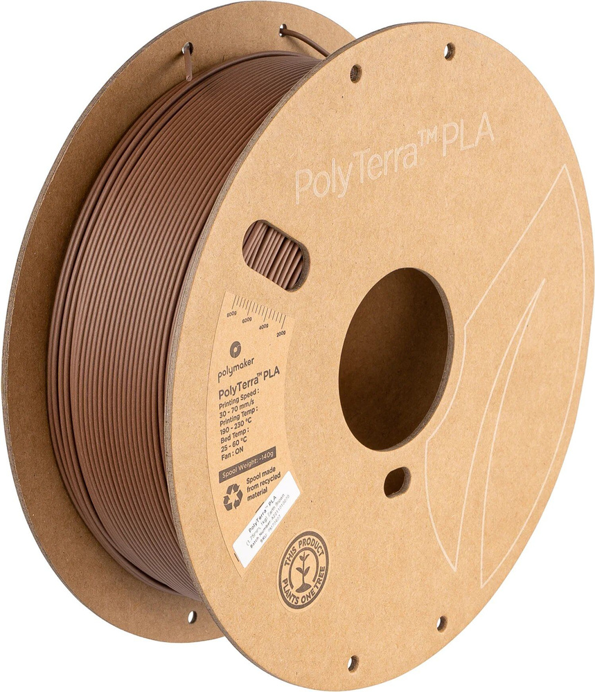 Polymaker PolyTerra PLA Светло-коричневый #1