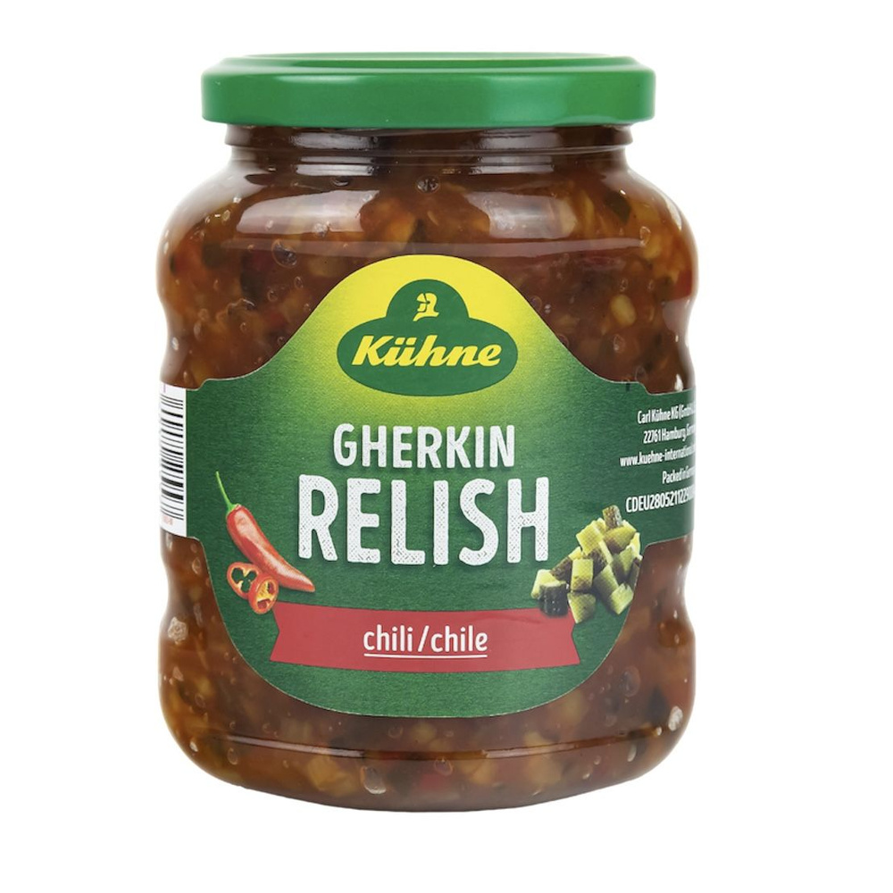 Kuhne Gherkin relish Chili Соус Релиш с огурцами и перцем Чили 350 г #1