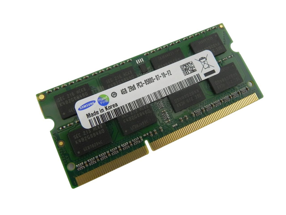 Samsung Оперативная память DDR3 4GB SO-DIMM 1066 Mhz PC-8500 1x4 ГБ (для ноутбука)  #1