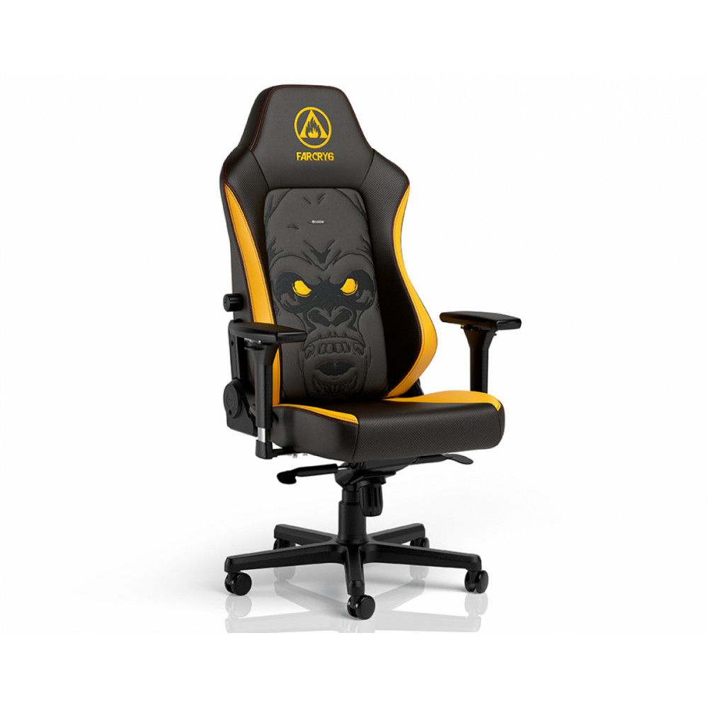 Noblechairs Игровое компьютерное кресло, черный, желтый #1