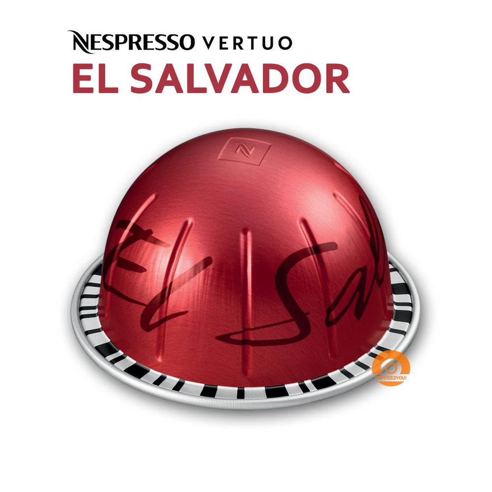 Кофе Nespresso Vertuo EL SALVADOR в капсулах, 10 шт. (объём 230 мл.) #1
