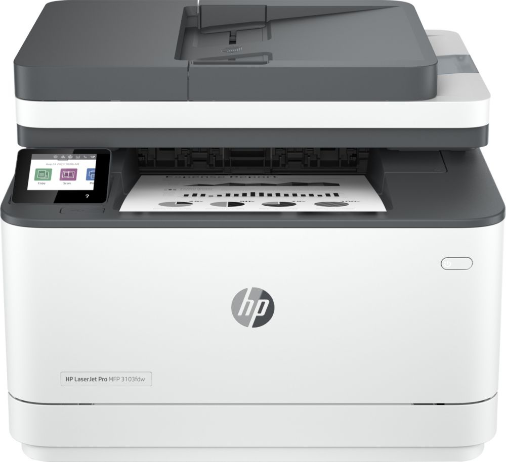 HP МФУ Лазерное LaserJet Pro MFP 3103fdw, белый, черный #1