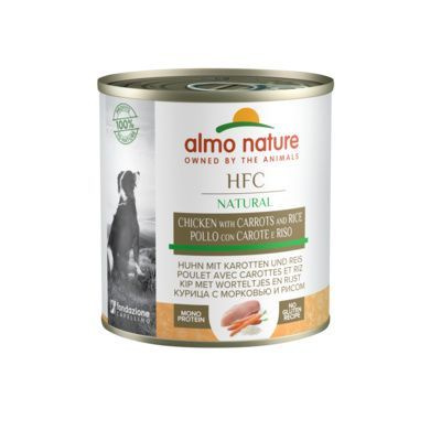 Almo Nature консервы для собак курица с морковью и рисом по-домашнему 280 х 12 шт.  #1
