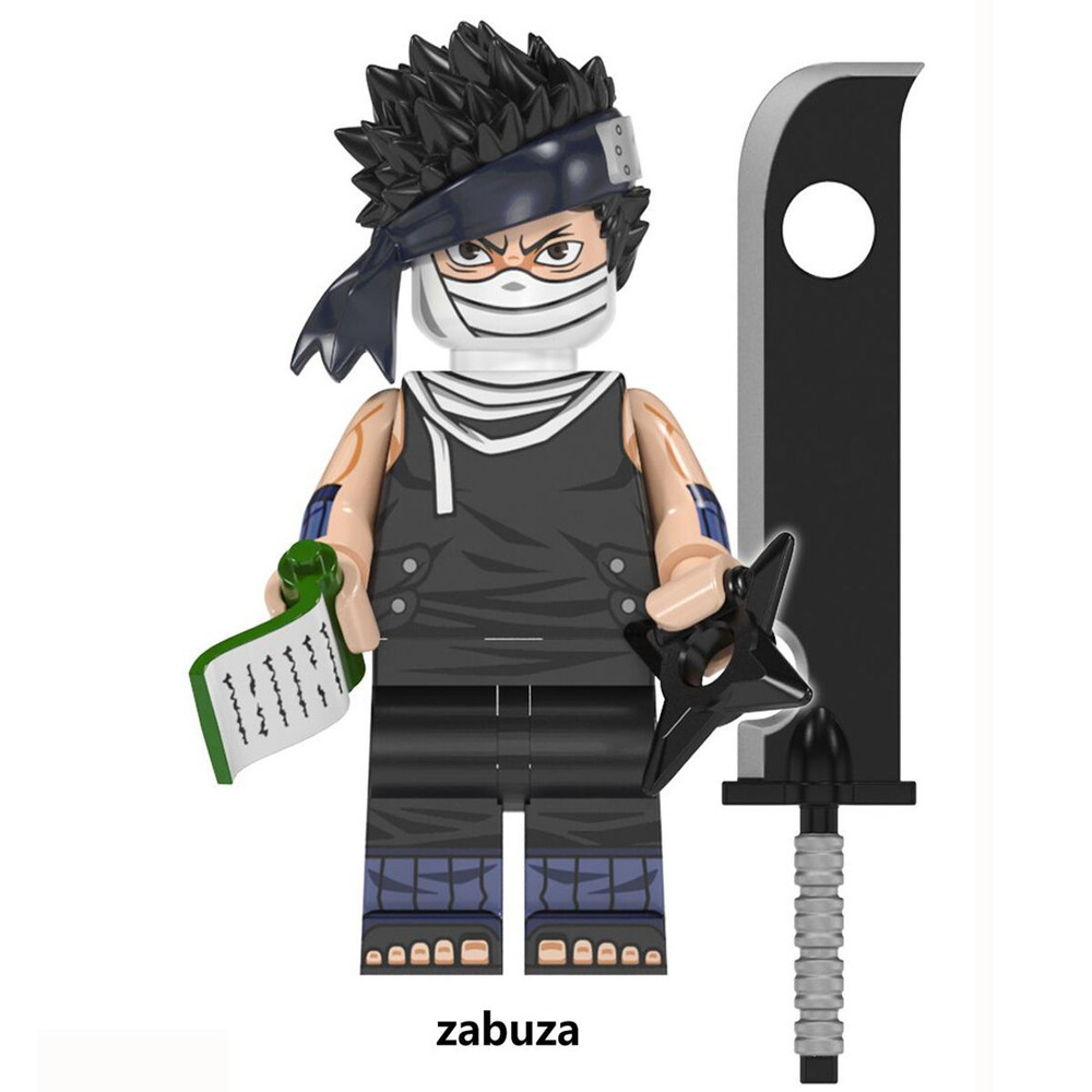 фигурок Конструктор Миницигулы совместимы с лего, аниме Наруто (Naruto)-Momochi Zabuza(4.5см, пакет) #1