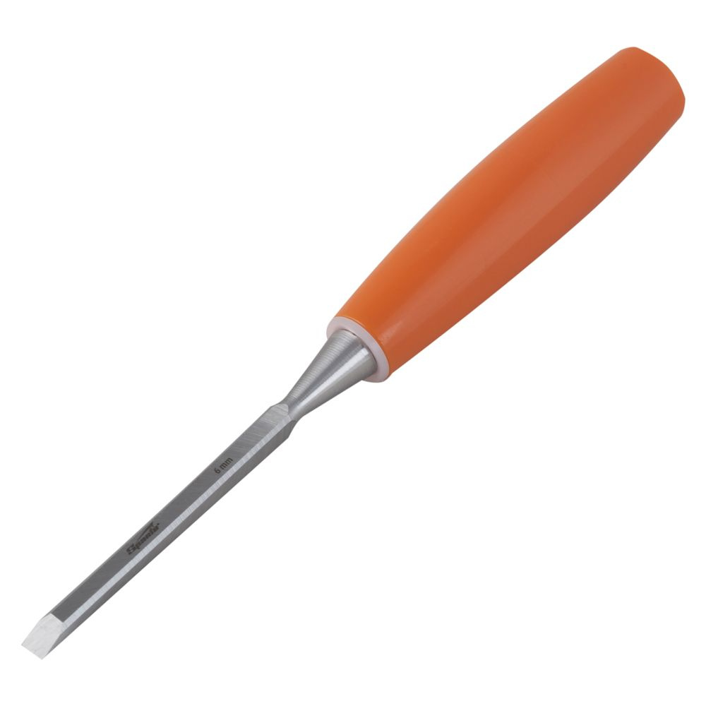 Стамеска плоская Sparta 6 мм с пластиковой ручкой #1
