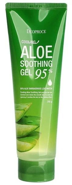 Легкий охлаждающий гель на 95% алое вера DEOPROCE cooling aloe soothing gel  #1