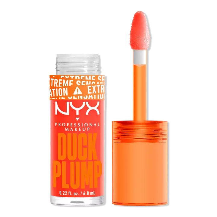 Nyx Professional Makeup - Volumizing Lip Gloss Duck Plump - 13: Peach Out, блеск для губ gloss  #1