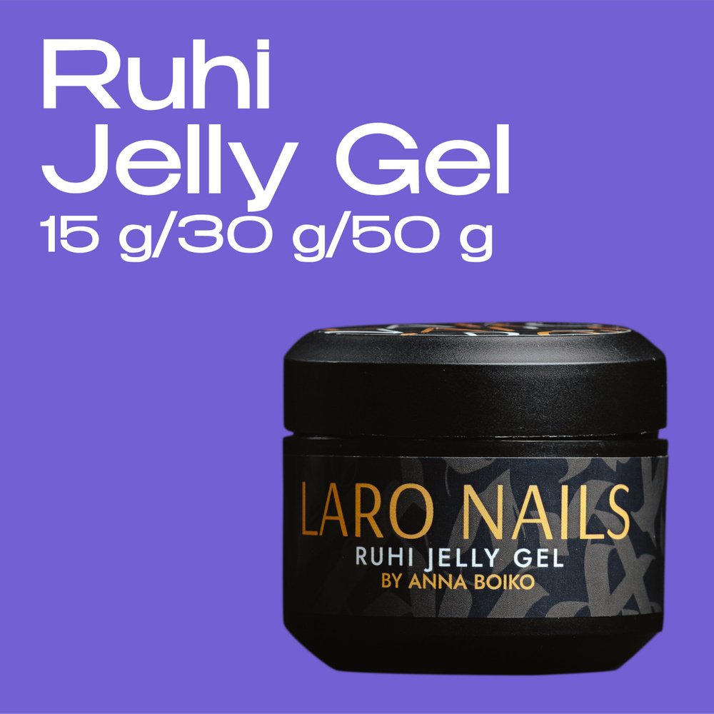 Laro Моделирующий гель Ruhi Jelly Gel 30g Natural Nail #1