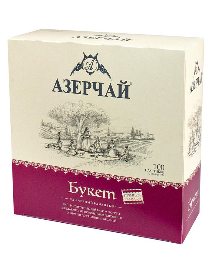 Чай чёрный Азерчай Букет Premium Collection, 1.8 гр x 100 пакетиков #1
