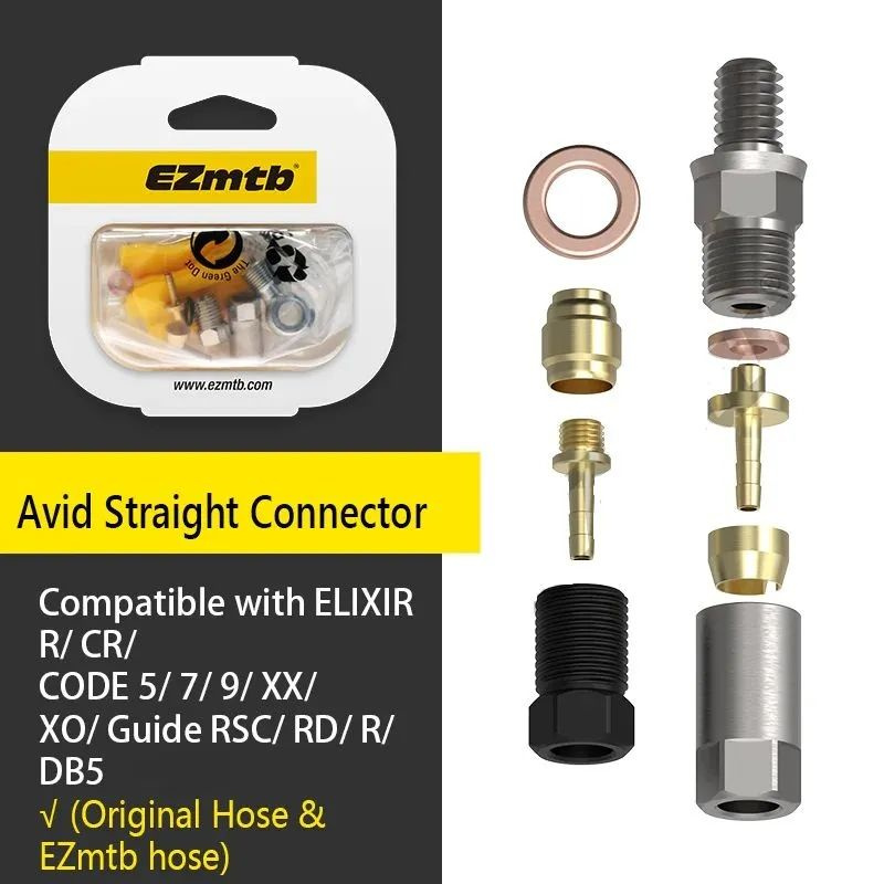 Ремкомплект гидролинии EZmtb для тормозов Avid Straight connector #1