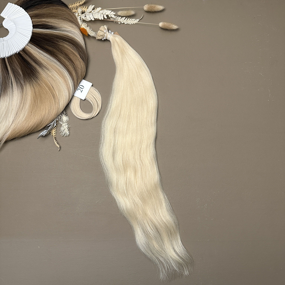 Волосы славянские Celebrity Hair на классической капсуле 50-55 см №20(25 капсул)  #1