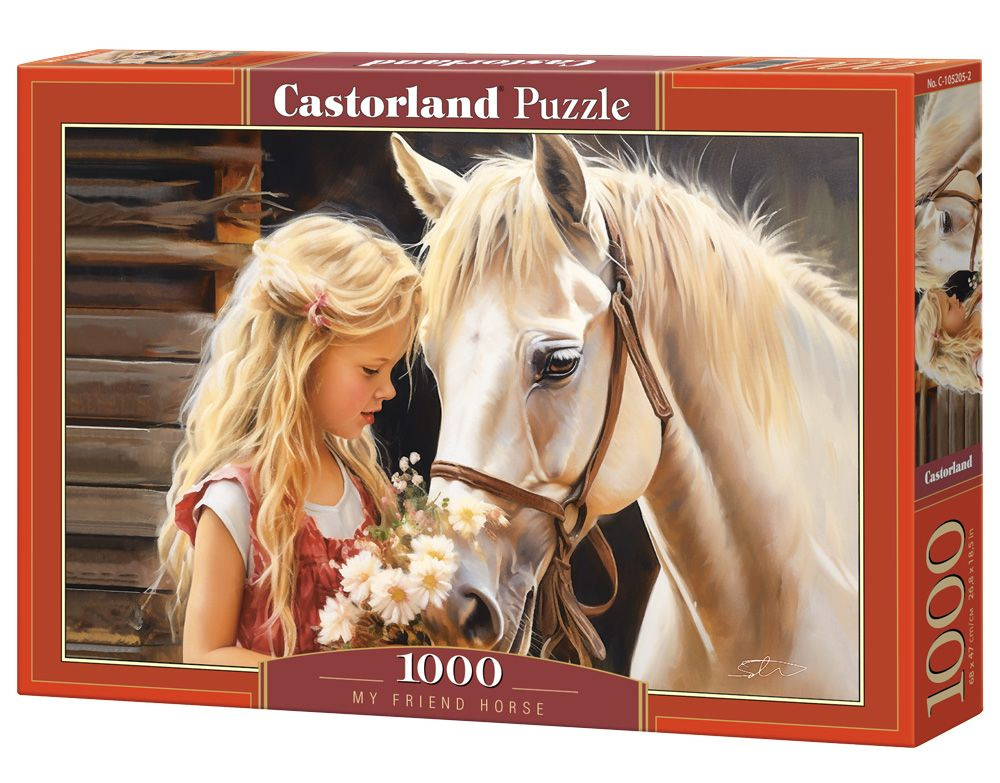 CastorLand Пазл Мой друг - лошадь, 1000 деталей #1