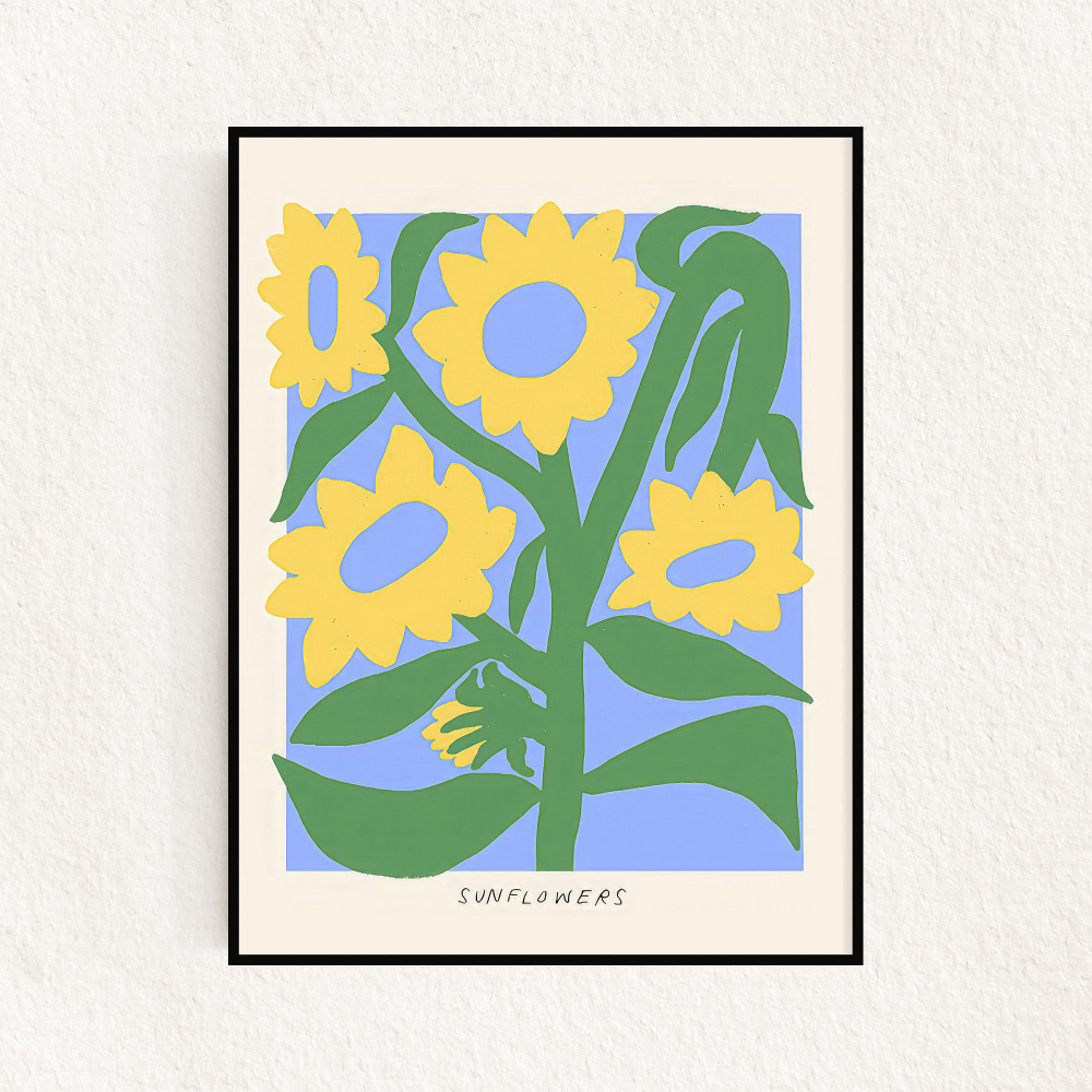 Постер "Sunflowers No.2", 30х40см #1