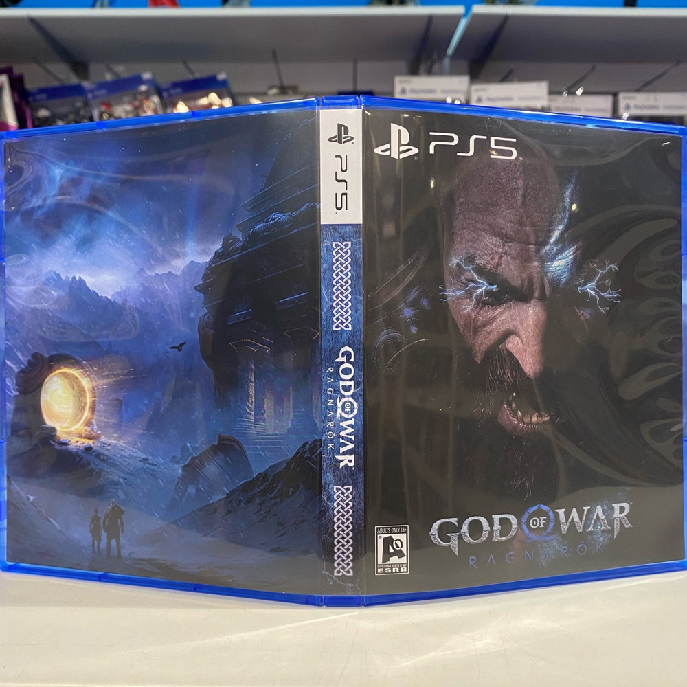 Игра "God of War Ragnarok" PS5 - Кастомная обложка для диска #1