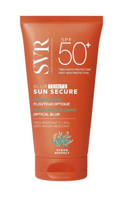 SVR БЕЗОПАСНОЕ СОЛНЦЕ Крем-мусс с эффектом фотошопа SPF 50+ тон светлый, 50 мл  #1