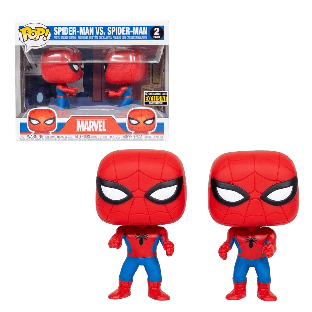 Фигурка Funko Pop! Spider-Man vs Spider-Man Imposter 2-Pack (Стикер EE (Фанко Поп Два Человека-паука #1