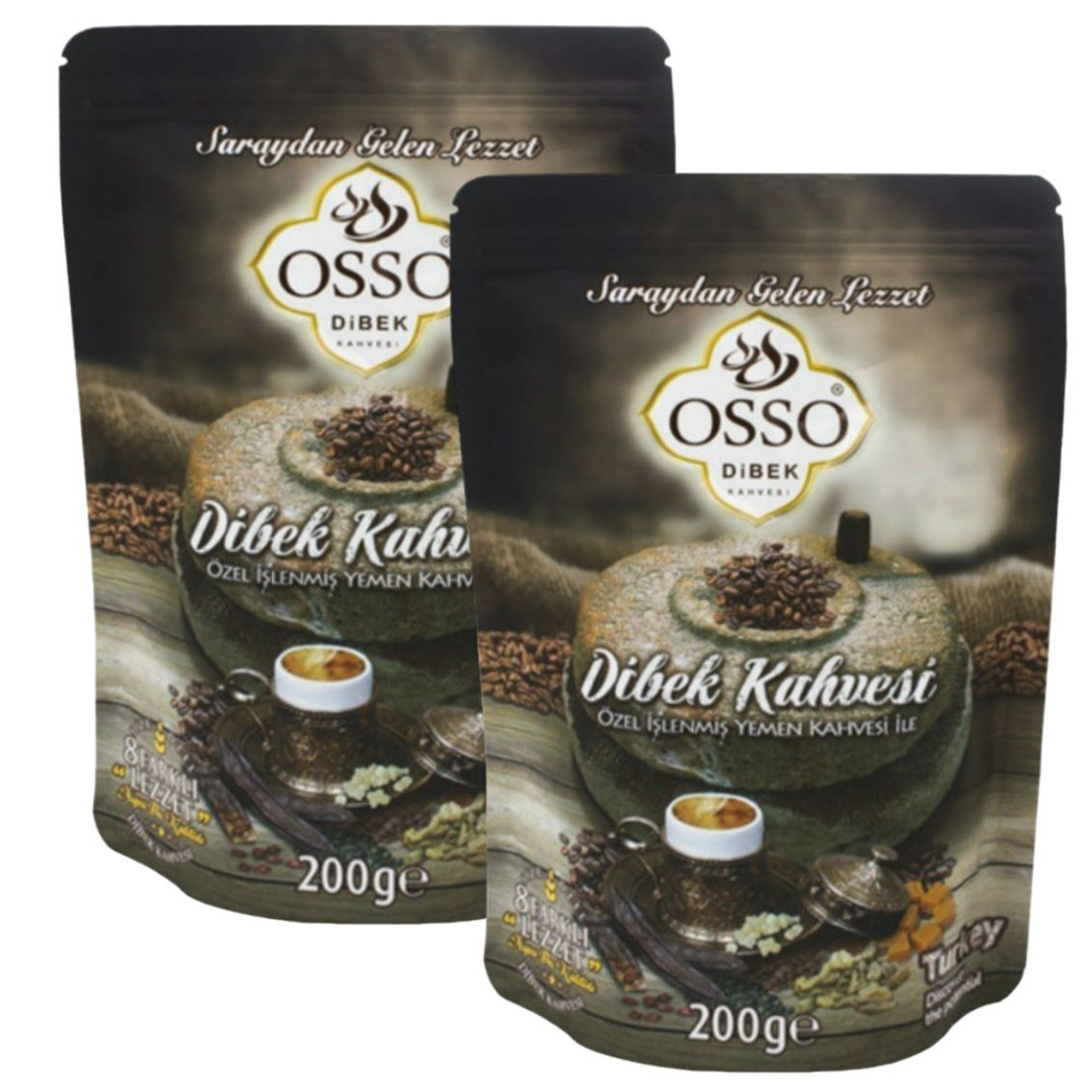 Турецкий кофе молотый Osso Dibek 200 грамм 2 штуки #1