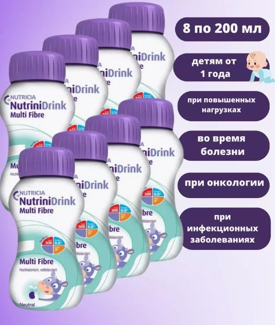 NutriniDrink Multi Fibre / НУТРИДринк с пищевыми волокнами, 200 мл. #1