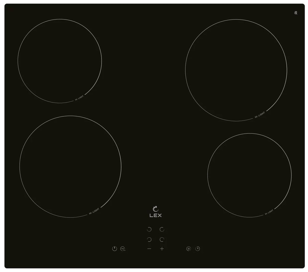 Встраиваемая электрическая варочная панель Lex EVH 640B BL #1