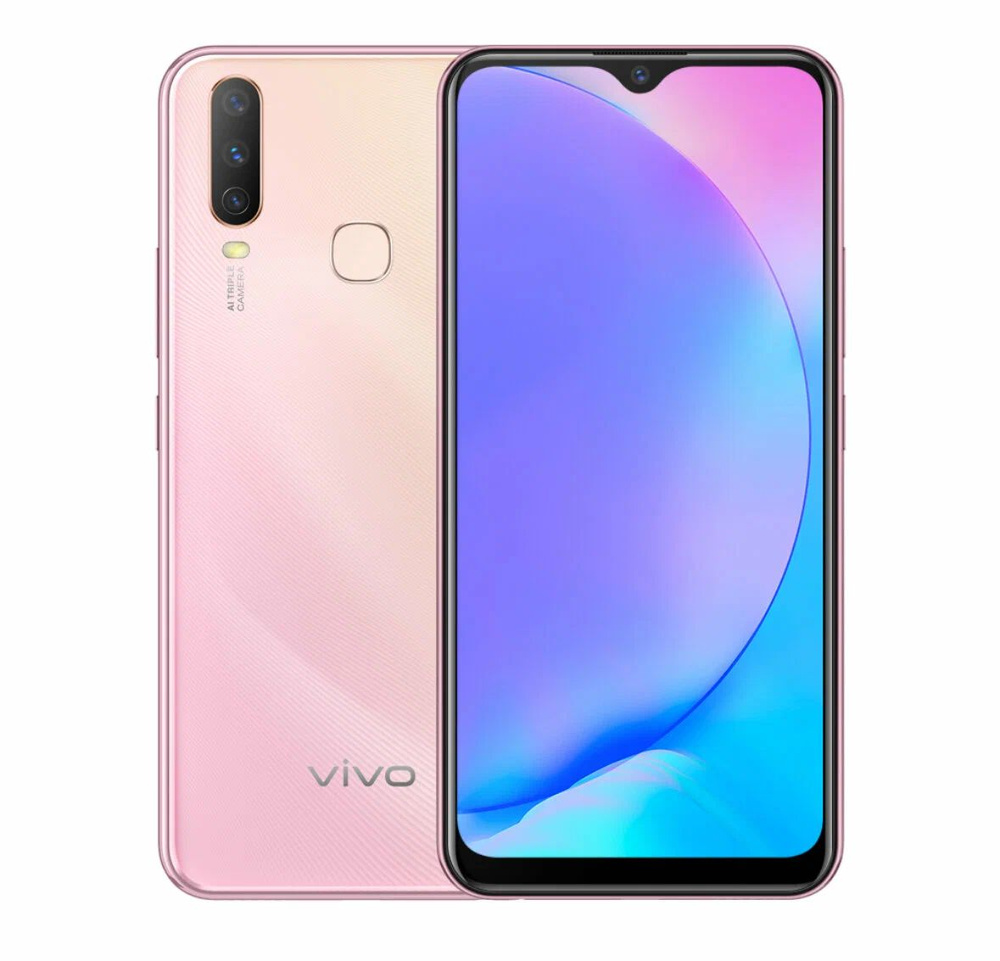 Vivo Смартфон Y17 CN 8/256 ГБ, розовый #1