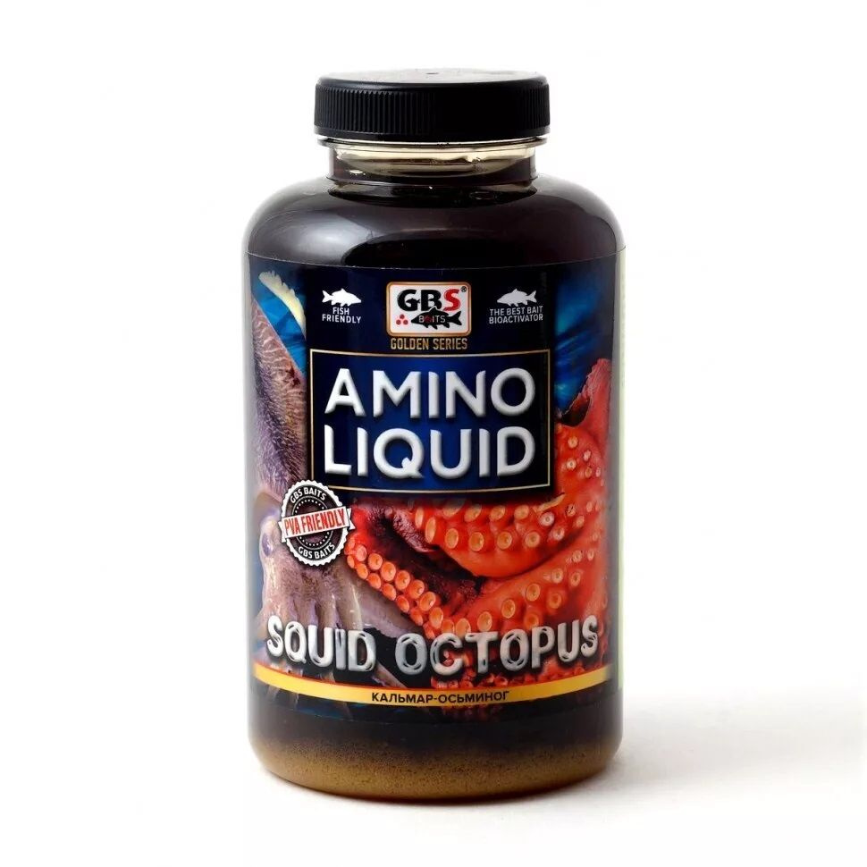 Ликвид Кальмар / Осьминог GBS - Amino Liquid Squid & Octopus, 500 мл #1