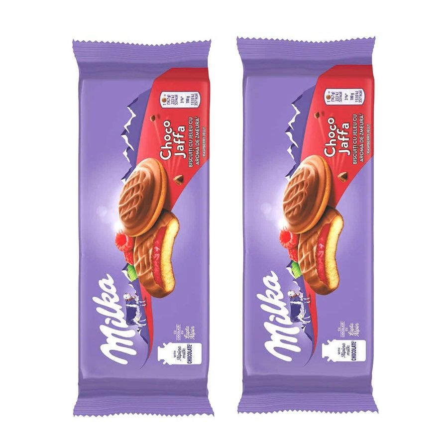 Печенье Milka Choco Jaffa с малиновым желе, 147 г х 2 шт #1