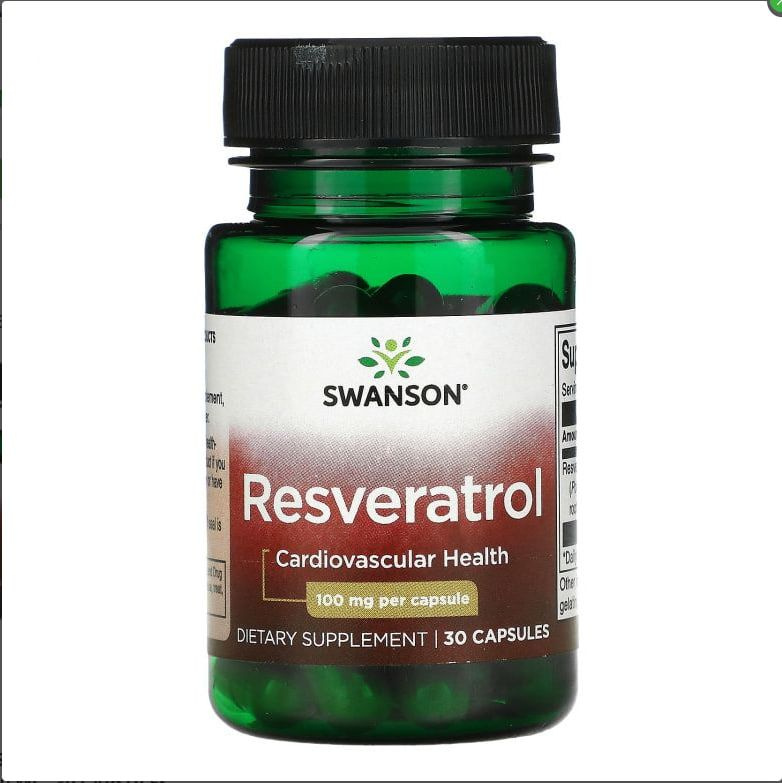 Swanson Resveratrol, 100 мг, 30 капсул #1