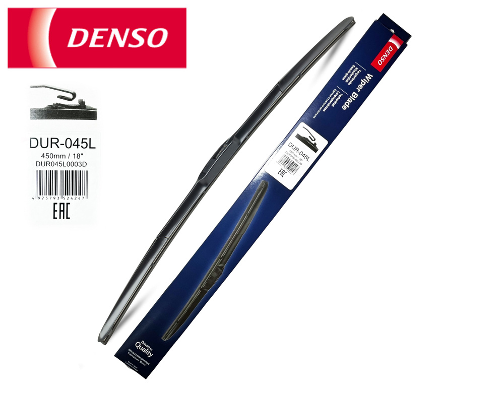 DENSO Щетка стеклоочистителя гибридная, арт. DUR-045L', 45 см #1