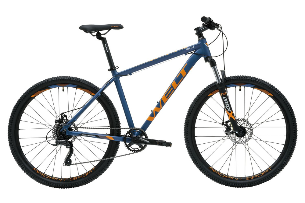 Welt Cycle Велосипед Горный, Welt Ridge 1.1 D 27" 2024, 20" dark blue #1