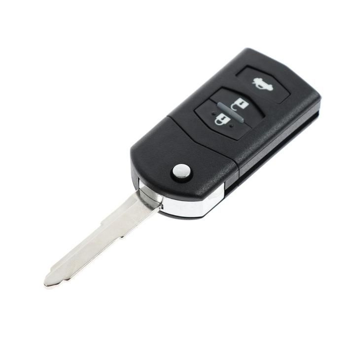 Корпус ключа зажигания TORSO Откидной, Mazda, 3 кнопки #1