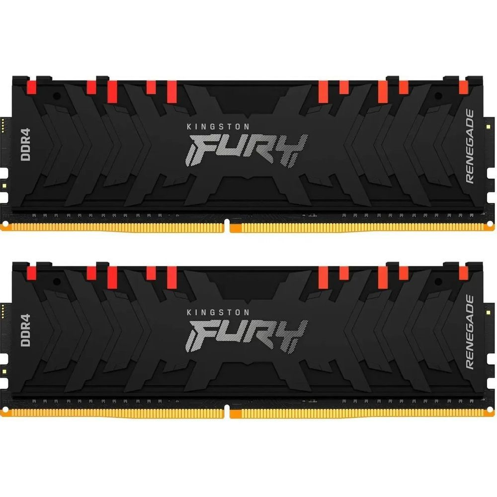 Kingston Оперативная память 16GB DDR4 4600 DIMM FURY Renegade Black RGB XMP_341020 озон 2x8 ГБ (KF446C19RBAK2/16) #1