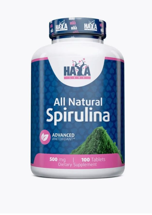 Haya Labs All Natural Spirulina. Спирулина. 100 табл. #1