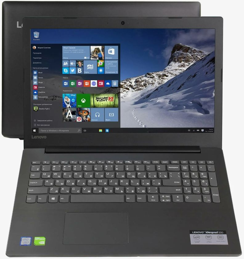 Lenovo NOT-LE-48 Игровой ноутбук 15.6", Intel Core i3-7020U, RAM 8 ГБ, SSD 256 ГБ, NVIDIA GeForce MX150 #1