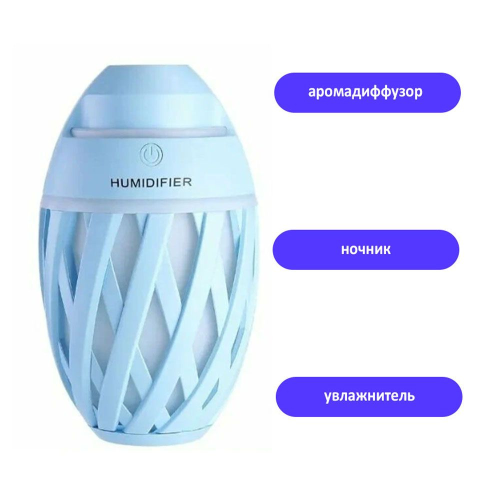 TondaShop Увлажнитель воздуха Увлажнитель воздуха ини аромадиффузор, голубой  #1