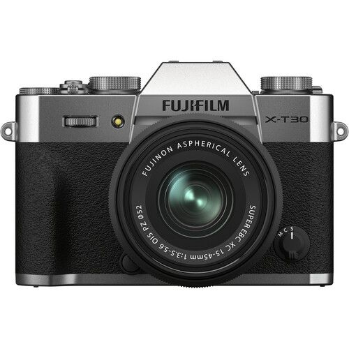 Fujifilm Компактный фотоаппарат FUJIFILM X-T30 II KIT 15-45 SILVER, черный  #1