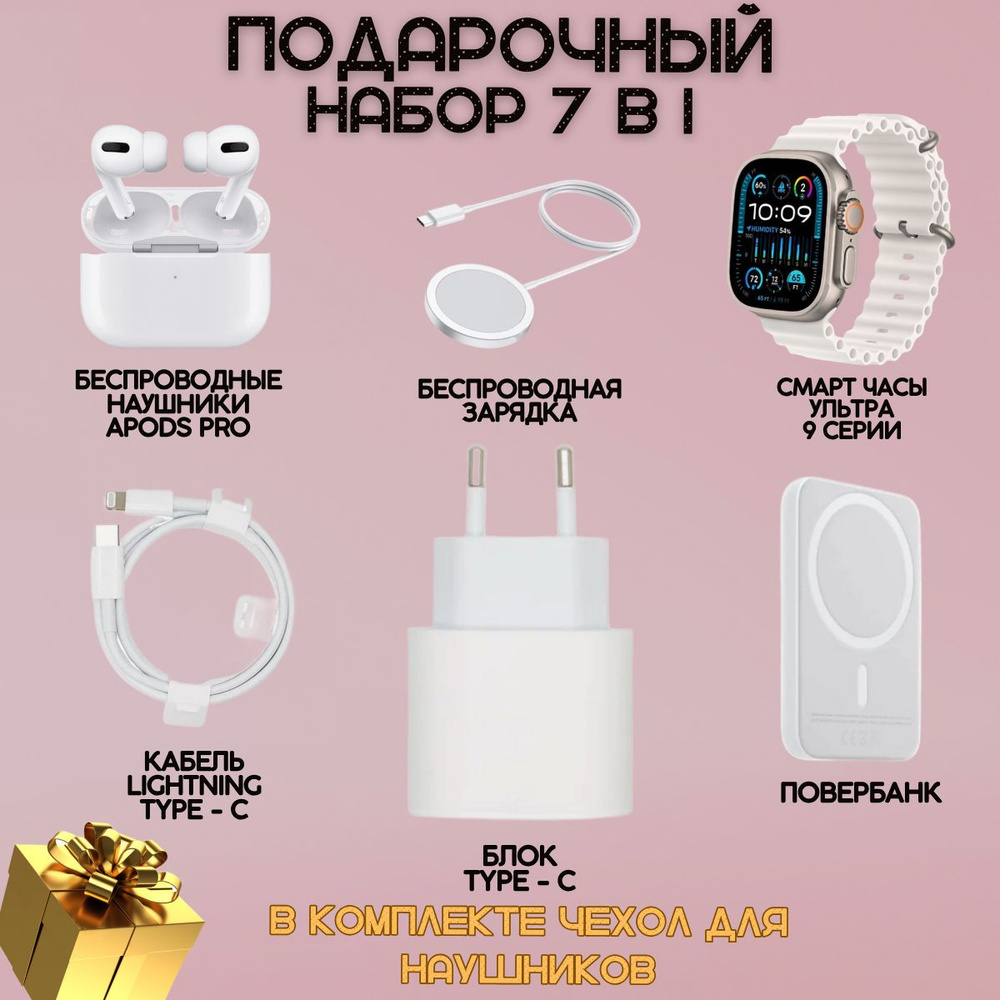 Сетевое зарядное устройство Smart Watch 8ULTRA SZU, 20 Вт, USB Type-C,  Power Delivery - купить по выгодной цене в интернет-магазине OZON  (1391898925)